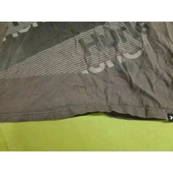 Hurley Shirt Mens Medium Brown Gray Black Short Sleeve RN100691 Nice A45 - Picture 5 of 7